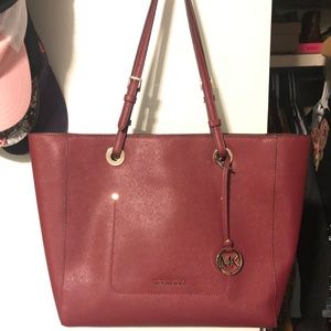 Michael Kors Tote- Dark Red